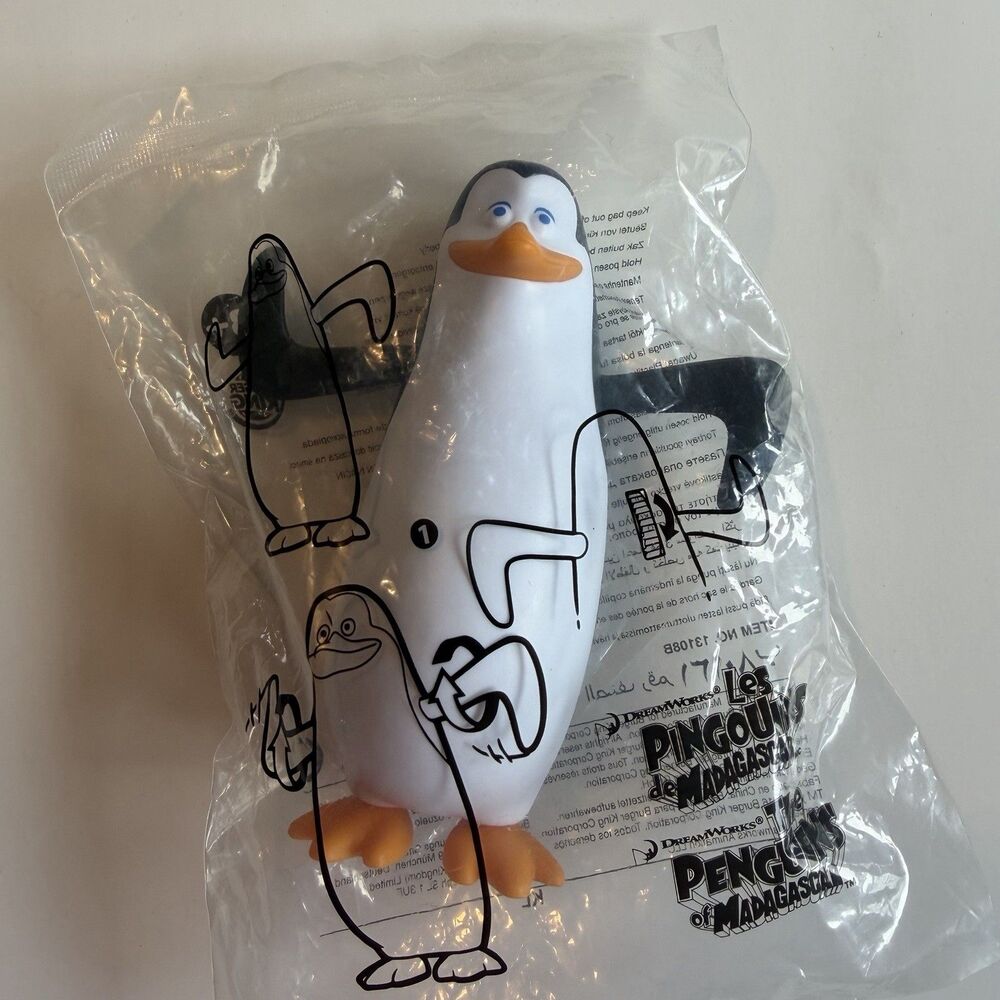 2016 Burger King Kids Meal Toy Penguins of Madagascar Action Kowalski NEW SEALED